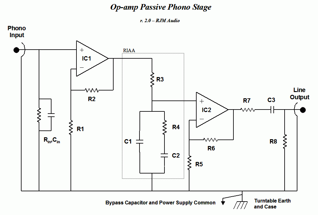 simple two stage passive phono stage