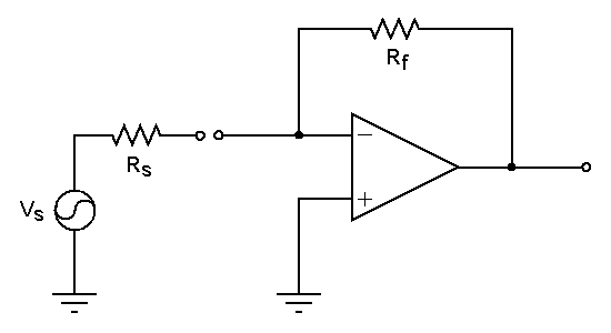 I/V converter with voltage source